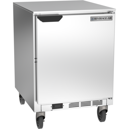 BEVERAGE-AIR Refrigerator, Undercounter, 24" W, 5.46 cu. ft., 115 Volt UCR24AHC